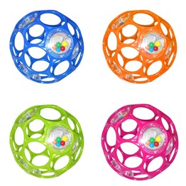 Rattle teether ball